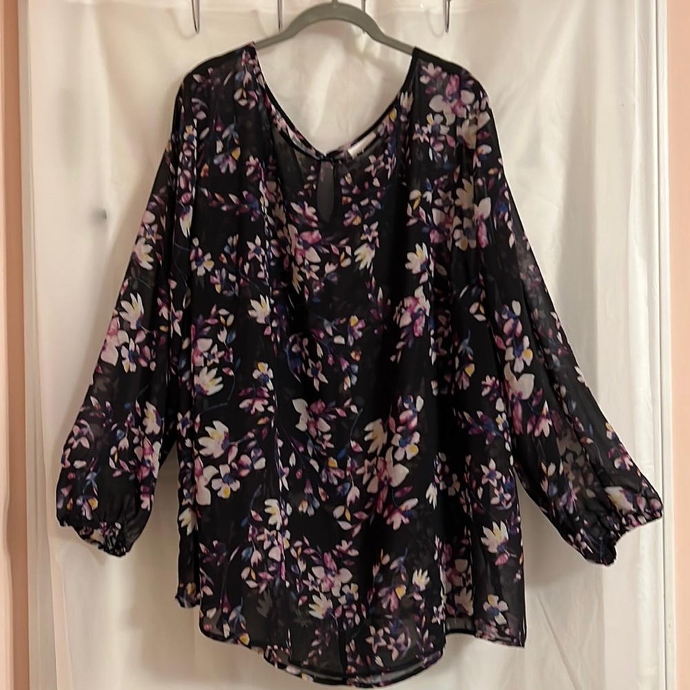 Floral Blouse 4X